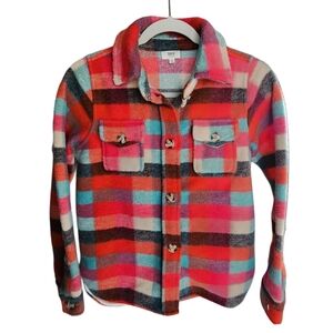 BKE Youth Multicolor Plaid Shirt